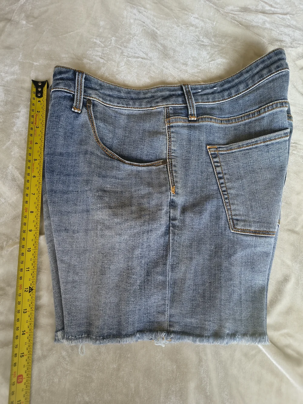 2 Pair Midrise Denim Shorts Jeans